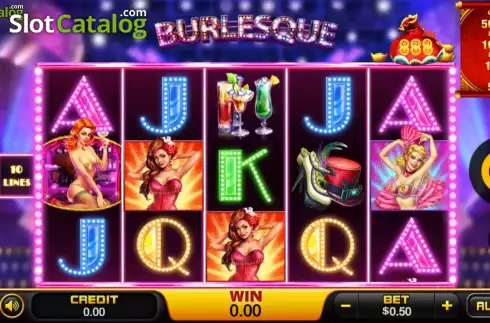 Скрин2. Burlesque (PlayStar) слот