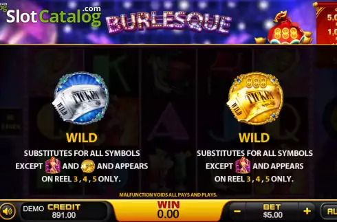 Скрин6. Burlesque (PlayStar) слот