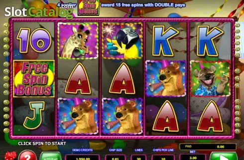 Скрин2. Wild Birthday Blast слот