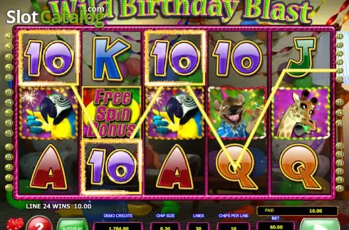 Скрин3. Wild Birthday Blast слот