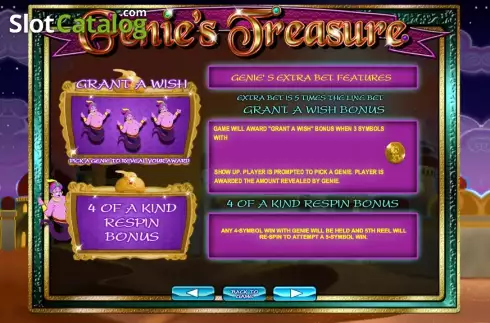 Скрин7. Genie's Treasure (2by2) слот