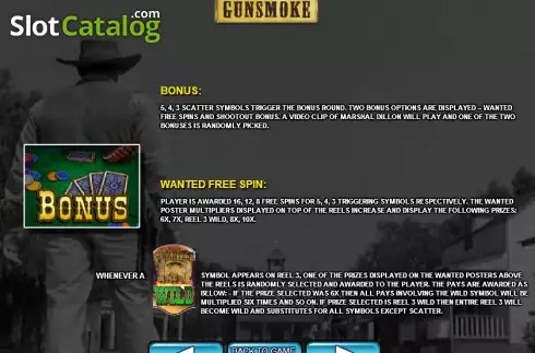 Скрин7. Gunsmoke слот