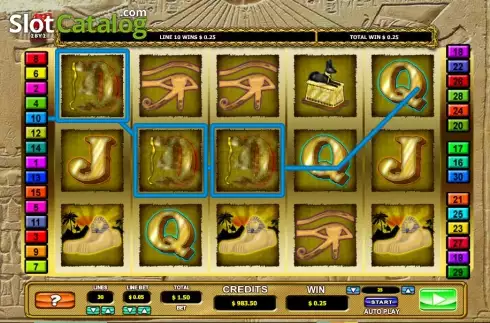 Скрин3. Secrets of the tomb слот