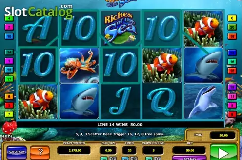 Скрин3. Riches of the Sea слот