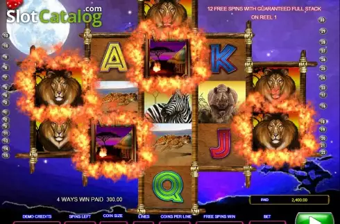 Скрин4. Legends of Africa слот