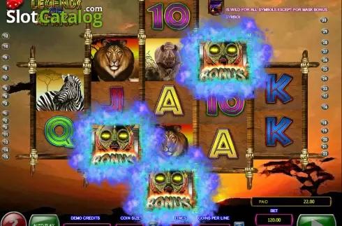 Скрин5. Legends of Africa слот