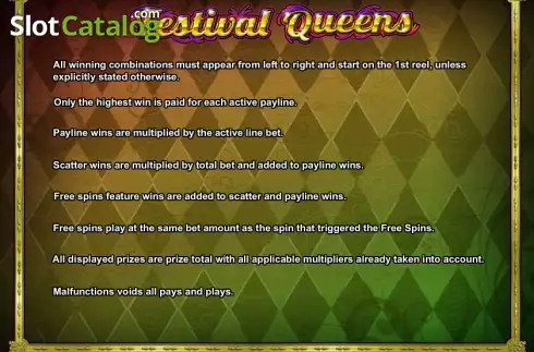 Скрин7. Festival Queen слот