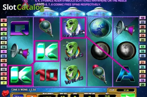 Скрин4. Cosmic Invaders слот