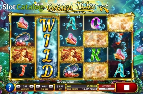 Скрин3. Golden Tides слот