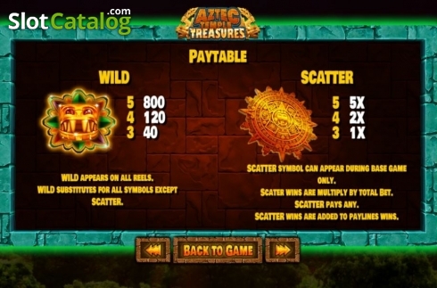 Скрин6. Aztec Temple Treasures слот