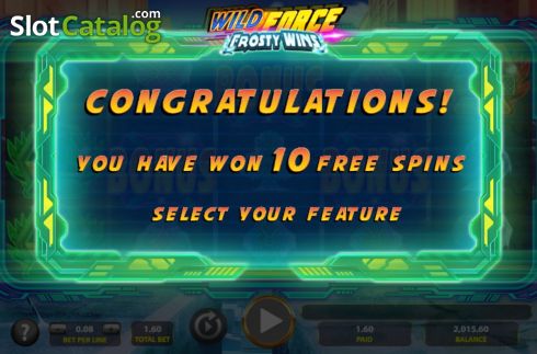 Скрин8. Wild Force Frosty Wins слот
