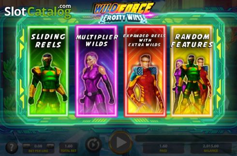 Скрин9. Wild Force Frosty Wins слот