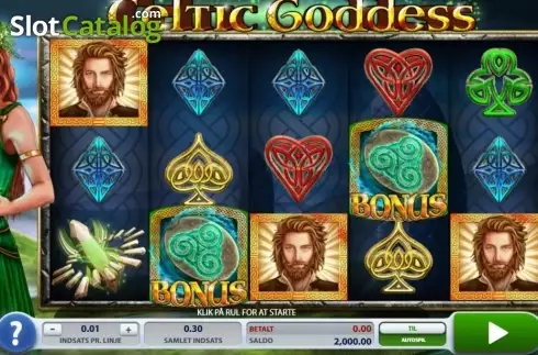 Скрин2. Celtic Goddess слот