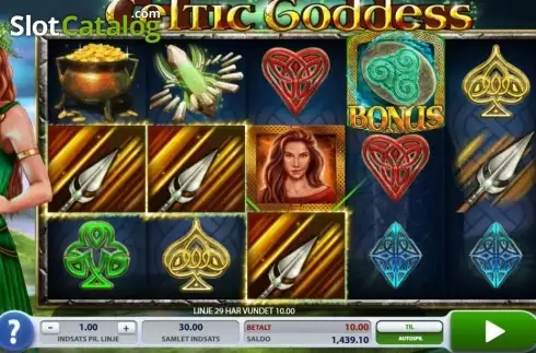 Скрин3. Celtic Goddess слот