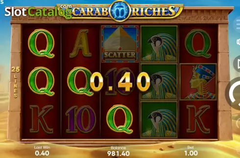 Скрин5. Scarab Riches слот