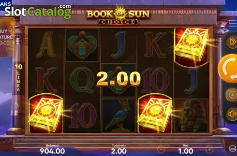 Скрин8. Book of Sun Choice слот