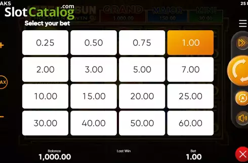 Скрин3. Aztec Sun Hold and Win слот