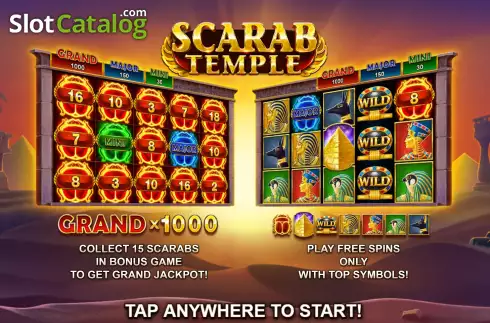 Скрин2. Scarab Temple слот