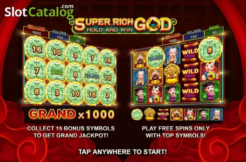 Скрин2. Super Rich God Hold and Win слот