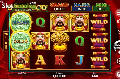 Скрин3. Super Rich God Hold and Win слот