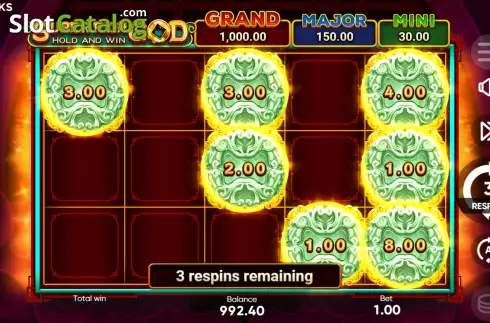 Скрин7. Super Rich God Hold and Win слот