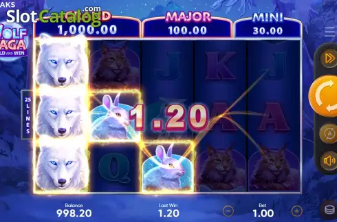 Скрин5. Wolf Saga слот