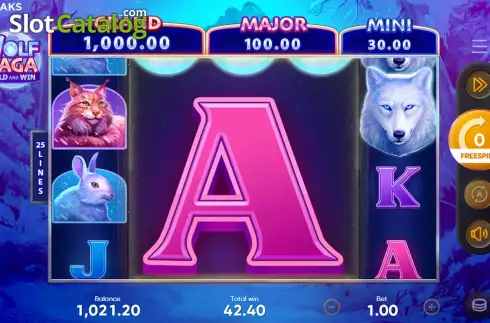 Скрин8. Wolf Saga слот