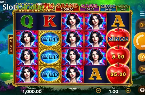 Скрин2. Magic Apple Hold and Win слот