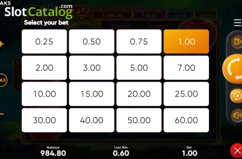 Скрин3. Magic Apple Hold and Win слот