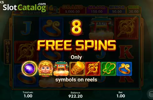 Скрин7. Wukong Hold and Win слот