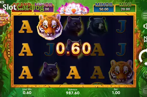 Скрин4. Tiger Jungle Hold and Win слот