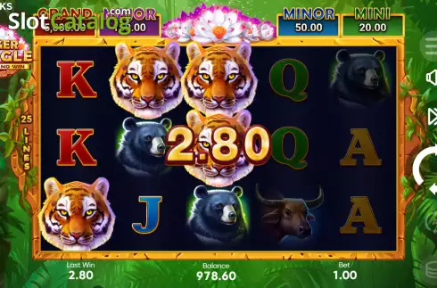 Скрин5. Tiger Jungle Hold and Win слот