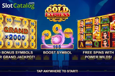 Скрин2. Gold Express Hold and Win слот