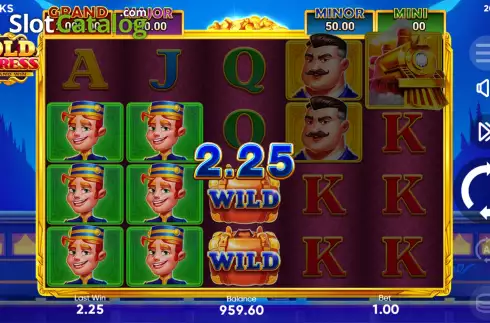 Скрин5. Gold Express Hold and Win слот