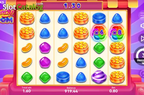 Скрин9. Candy Boom слот