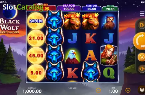 Скрин3. Black Wolf слот