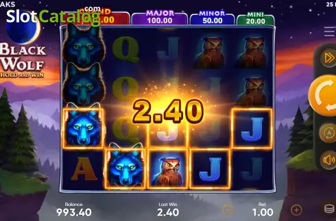 Скрин4. Black Wolf слот