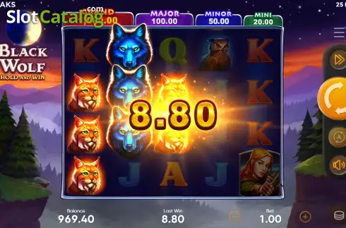 Скрин5. Black Wolf слот