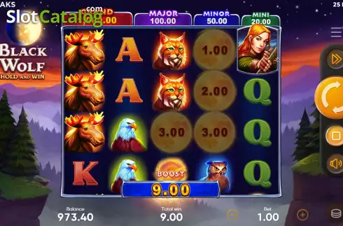 Скрин6. Black Wolf слот