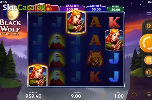 Скрин7. Black Wolf слот