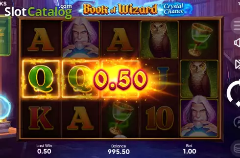 Скрин4. Book of Wizard: Crystal Chance слот
