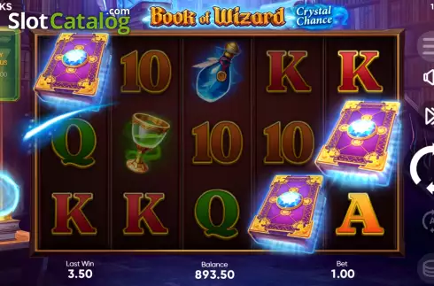 Скрин7. Book of Wizard: Crystal Chance слот