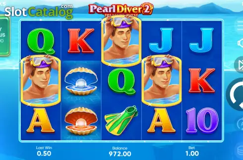 Скрин6. Pearl Diver 2: Treasure Chest слот