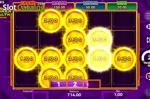 Скрин9. Caishen Wealth Hold and Win слот