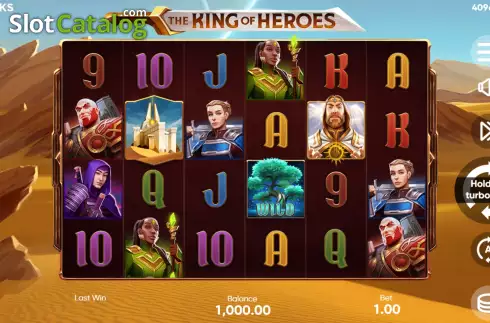Скрин3. The King of Heroes слот