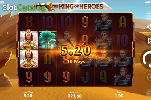 Скрин4. The King of Heroes слот