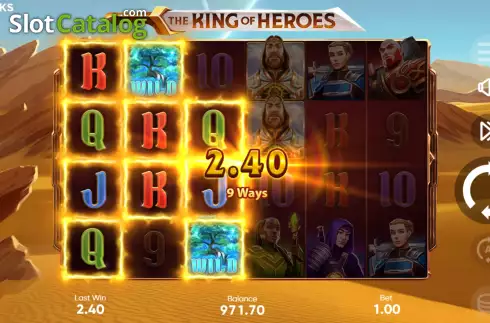 Скрин5. The King of Heroes слот