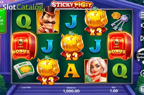 Скрин3. Sticky Piggy слот