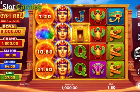 Скрин3. Egypt Fire слот
