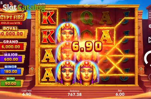 Скрин7. Egypt Fire слот